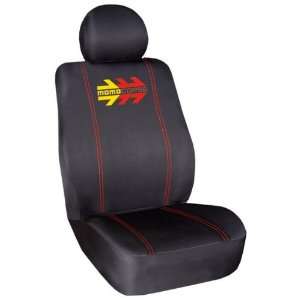   Back Car Truck SUV Bucket Seat Cover   MOMO Italy Style #3 Black/Red