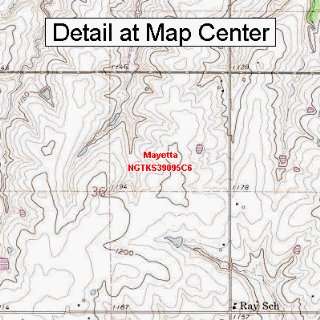   Map   Mayetta, Kansas (Folded/Waterproof)