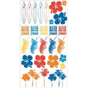  Surf Shop Icon Rub Ons Arts, Crafts & Sewing
