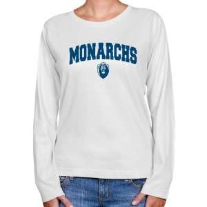  NCAA Old Dominion Monarchs Ladies White Logo Arch Long 