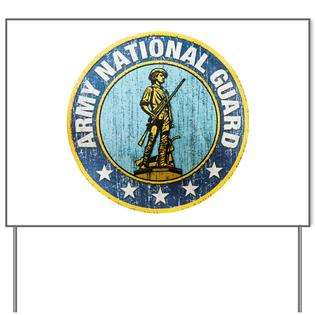 Artsmith Inc Yard Sign Army National Guard Emblem 