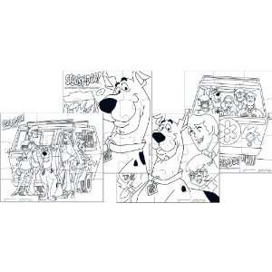  Scooby Doo Color Your Own Mini Puzzles 4ct [Toy] [Toy 