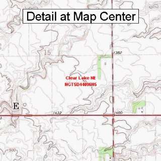   Map   Clear Lake NE, South Dakota (Folded/Waterproof) Sports