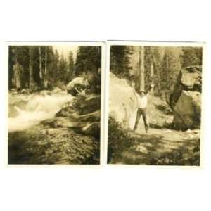  2 Marble Forks of Kaweah River Photographs 1914 CA 
