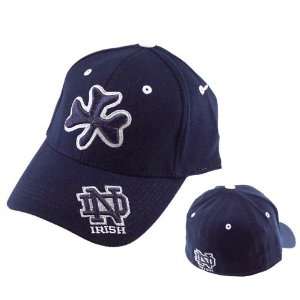  Notre Dame Fighting Irish Navy Double Floss 1Fit Hat 