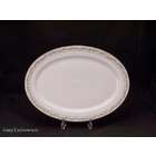 Syracuse Melrose White Oval Serving Platter Small