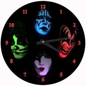 Kiss Wall Clock  