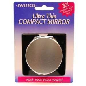  Swissco Mirror Ultra Thin Compact 3X (Case of 6) Beauty