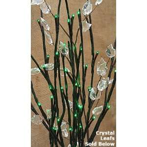  Battery Green Christmas Willow   60 Bulbs   40 Inch