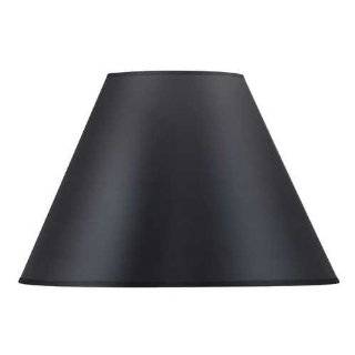   Lamp Shade 5x18x12 Black Paper with Gold Foil Inside