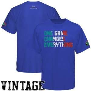 Sportiqe ESPN Italy Royal Blue One Game Vintage T shirt  