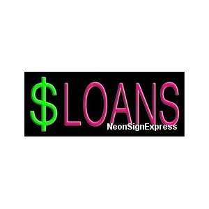  $ Loans Neon Sign 
