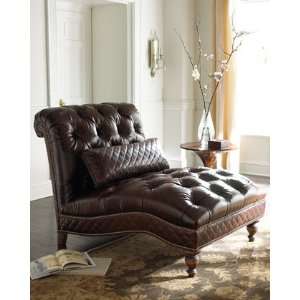  Old Hickory Tannery Mocha Leather Chaise