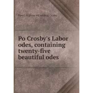   twenty five beautiful odes Powell R. [from old catalog] Crosby Books