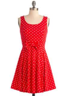 Red Polka Dots Dress  Modcloth