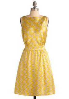Meyer Lemon Dress  Mod Retro Vintage Printed Dresses  ModCloth
