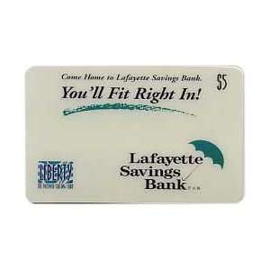  Collectible Phone Card $5. Lafayette Savings Bank Youll 