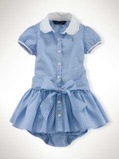 Gingham Shirtdress   Infant Girls Dresses & Rompers   RalphLauren