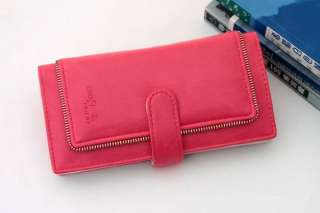 NEW Womens PU Leather Bifold Wallet Clutch Bifold Purse Long Handbag 