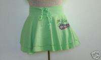 NWT Juicy Couture Hula Logo Tiered Flare Mini Skirt S  