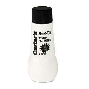  New Neat Flo 2oz Bottle Inker Black Case Pack 9   509517 