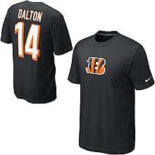 Nike Cincinnati Bengals Andy Dalton Name & Number T Shirt    