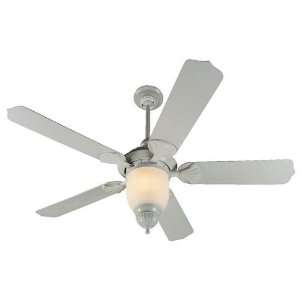 Craftmade Ceiling Fans Terrazzo Model TZ52W in Gloss White. Damp rated 