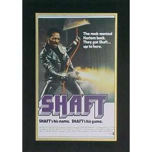 Shaft Movie Picture Plaque Unframed 