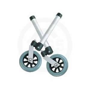  5 Swivel Wheels with Rear Glide Caps Health & Personal 
