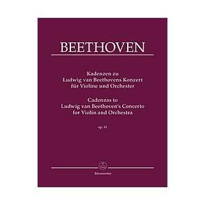  Kadenzen zu Ludwig van Beethovens Konzert fur Violine und 