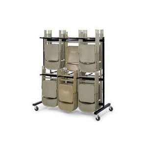 Safco Products Company  Chair Cart,Double Tier,Holds 84,65 1/4x33 1 