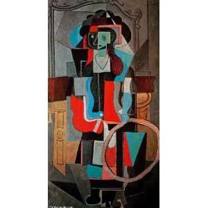     Pablo Picasso   24 x 44 inches   Muchacha con aro