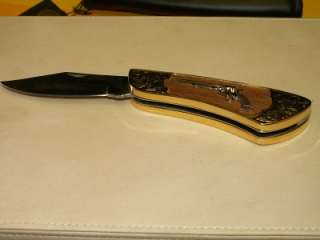   MINT Collector Folding Knife & Case COLT SINGLE ACTION ARMY PEACEMAKER