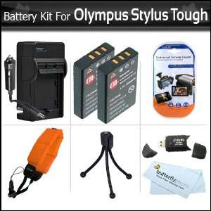  Battery And Charger Kit For Olympus Stylus Tough 8010 6020 TG 610 TG 