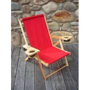   / NFCH06WA Outer Banks Beach Chair Fabric Red Patio, Lawn & Garden