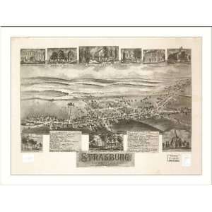  Historic Strasburg, Pennsylvania, c. 1903 (L) Panoramic 