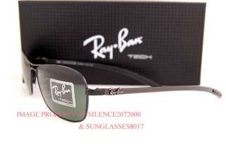 New Ray Ban Sunglasses 8302 CARBON FIBER 002 BLACK  