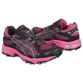 Athletics Asics Kids GEL Trabuco 13 Grd Onyx/Black/Hot Pink Shoes 