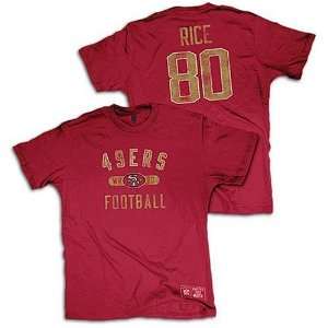  Jerry Rice #80 San Fransisco 49ers Practice Field Legend T 
