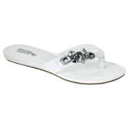 Personal Identity Womens Sandal Shine   White 