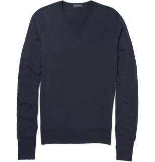   Clothing  Knitwear  V necks  Bobby Merino Wool V Neck Sweater