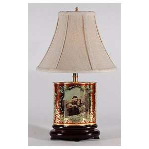  Vintage Portrait Tin Table Lamp
