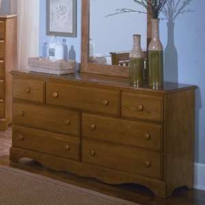  Carolina Furniture Carolina Heirlooms Triple Dresser w 