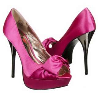 Womens Luichiny Knot Me Fuschia Satin Shoes 