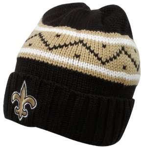  Reebok New Orleans Saints Cuffed Knit Hat One Size Fits 