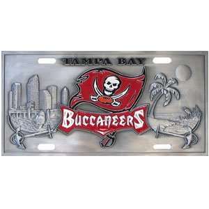  Tampa Bay Buccaneers Zinc License Plate   NFL Football Fan 