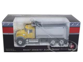 Brand new 150 scale diecast model of Mack Granite MP Dump Truck 