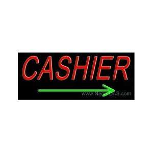  Cashier Outdoor Neon Sign 13 x 32