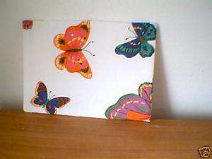 Fabric book cover   Large butterflies  