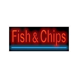 Fish & Chips Neon Sign